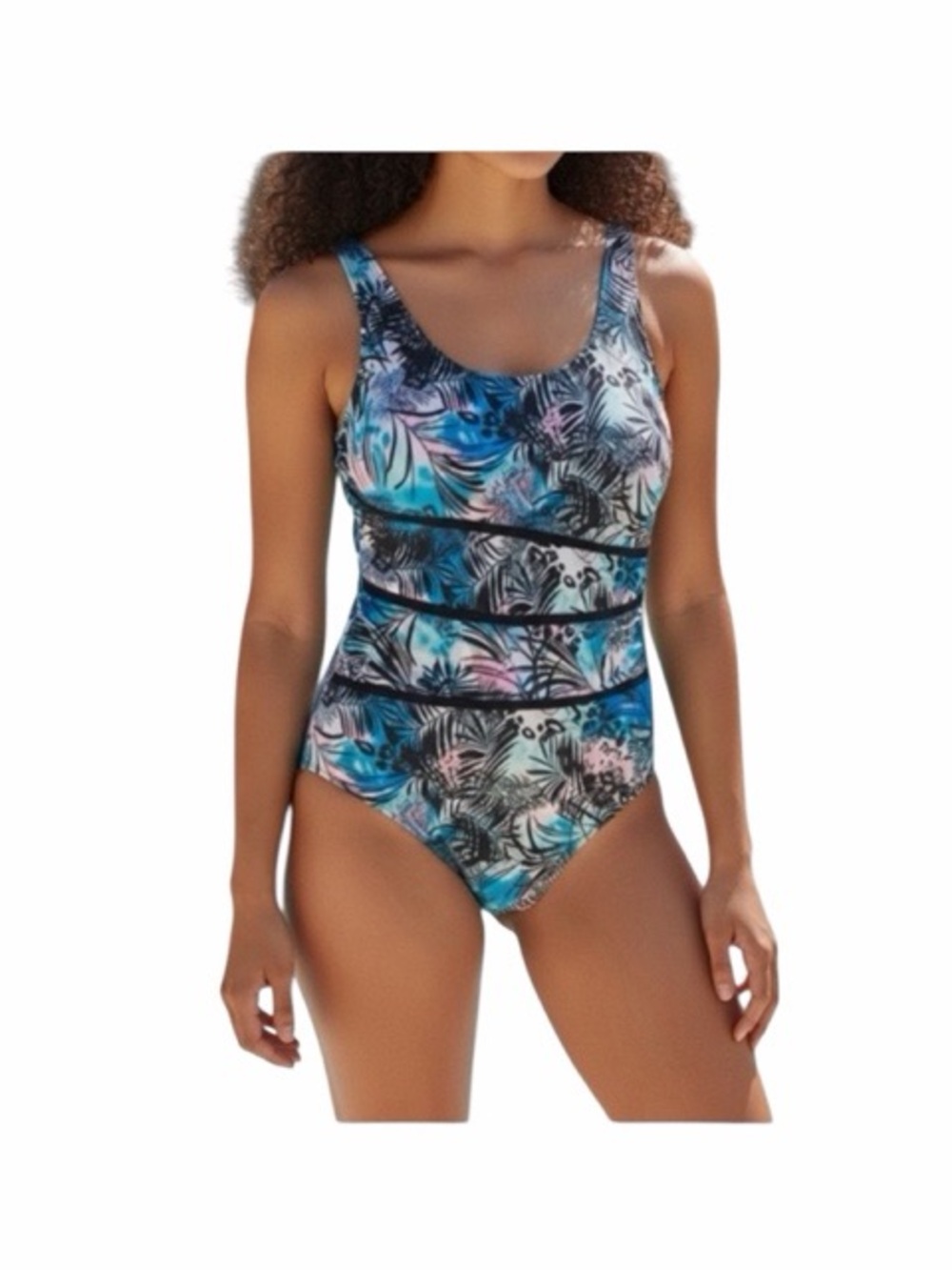FullFitAll Tropical One‎ Piece Swimsuit NWT